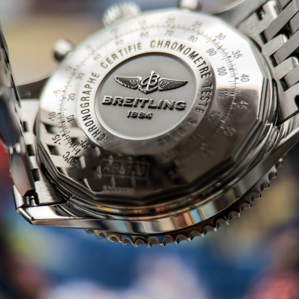 Breitling - AB012012/BB01/447A Navitimer 01 43 Stainless Steel / Black / Bracelet