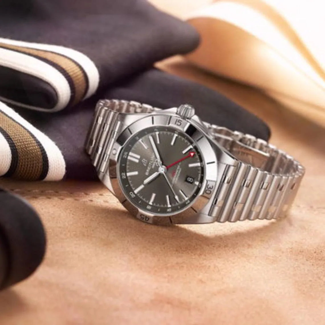 Breitling Chronomat Automatic Gmt 40 Ref. A32398101M1A1 Watch-Ships from USA-Free Shipping,Minimalist & Luxury Design, Perfect Gift for Him