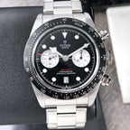 Tudor Black Bay Chrono Steel Bracelet Black Reverse Panda Dial M79360N-0001